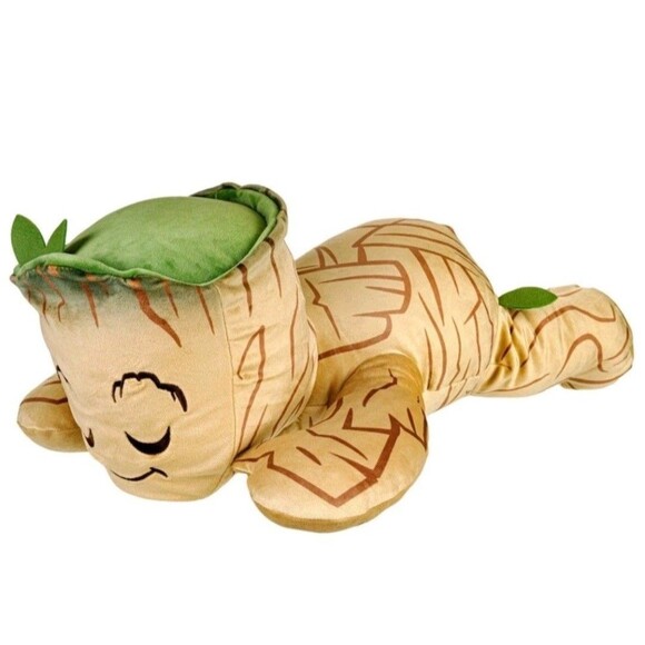 Giant Large 24" pillow Sleeping Groot Cuddleez stuffed Plush Disney Marvel toy - Picture 1 of 9